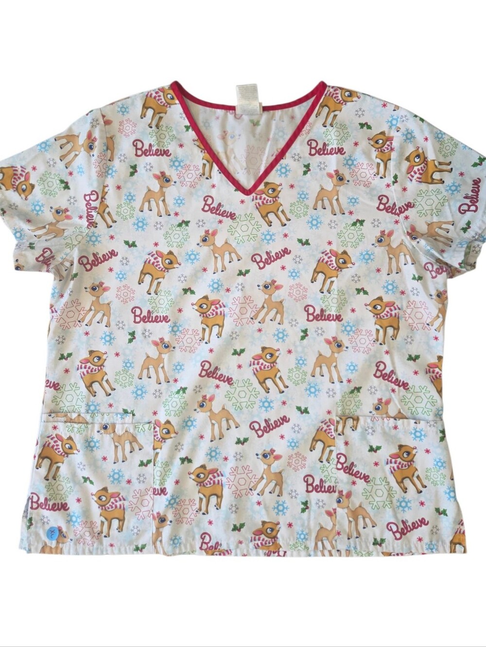 Rudolph scrub Top